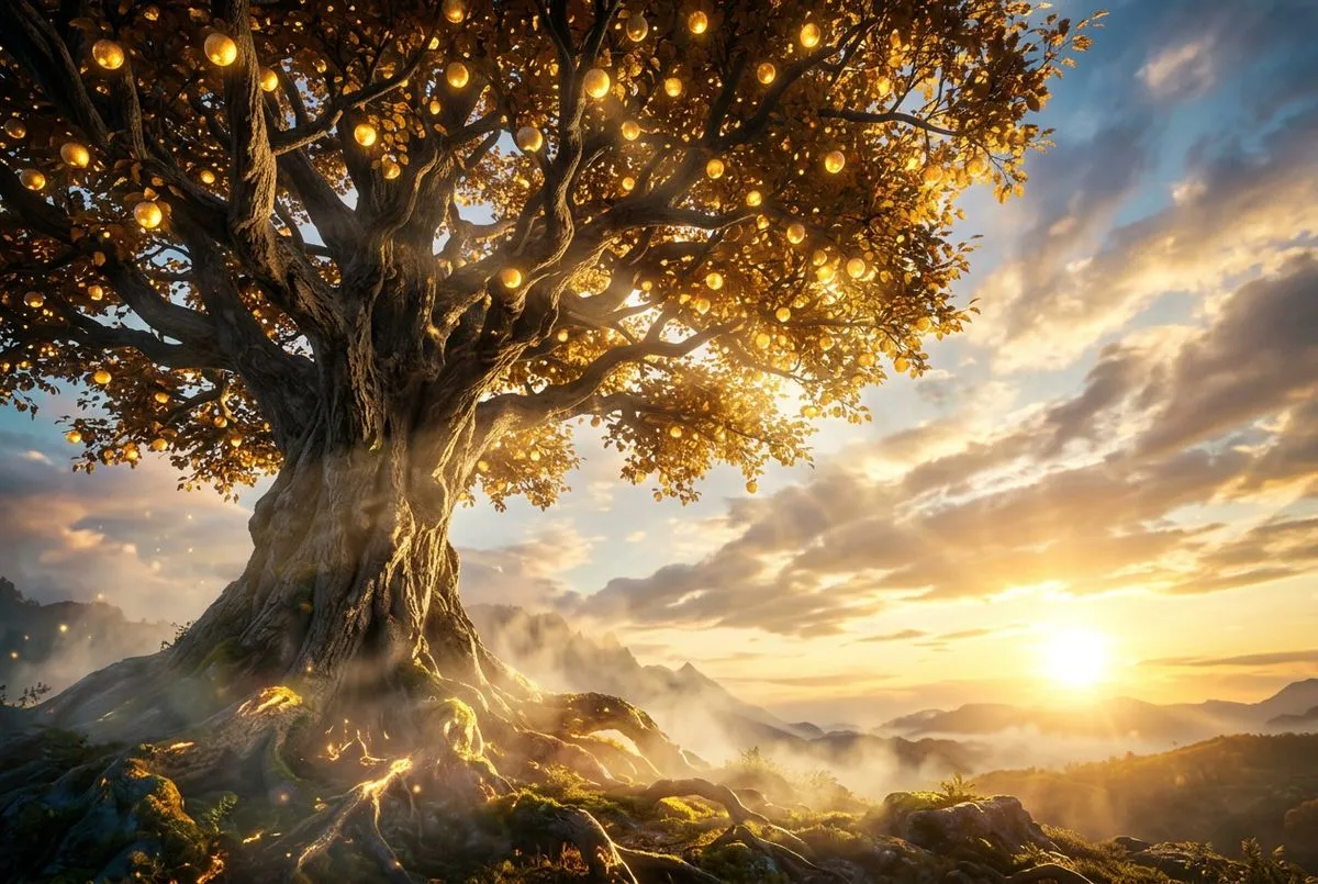 俯視角度，一雙張開的手掌輕托著幾顆不同大小的發光寶石，光從寶石間隙透出，手指放鬆而不抓握，背景是柔和的月光白，留白極簡構圖